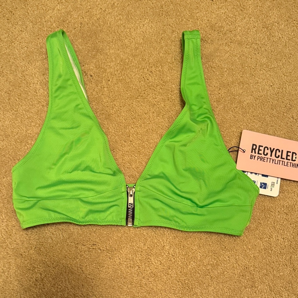 PrettyLittleThing Vibrant Green Bralette